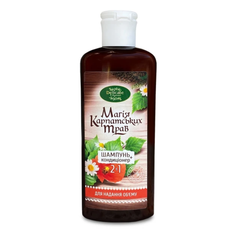 Шампунь – кондиционер Delicate Organic Магия Карпатских трав для придания объема 250 мл
