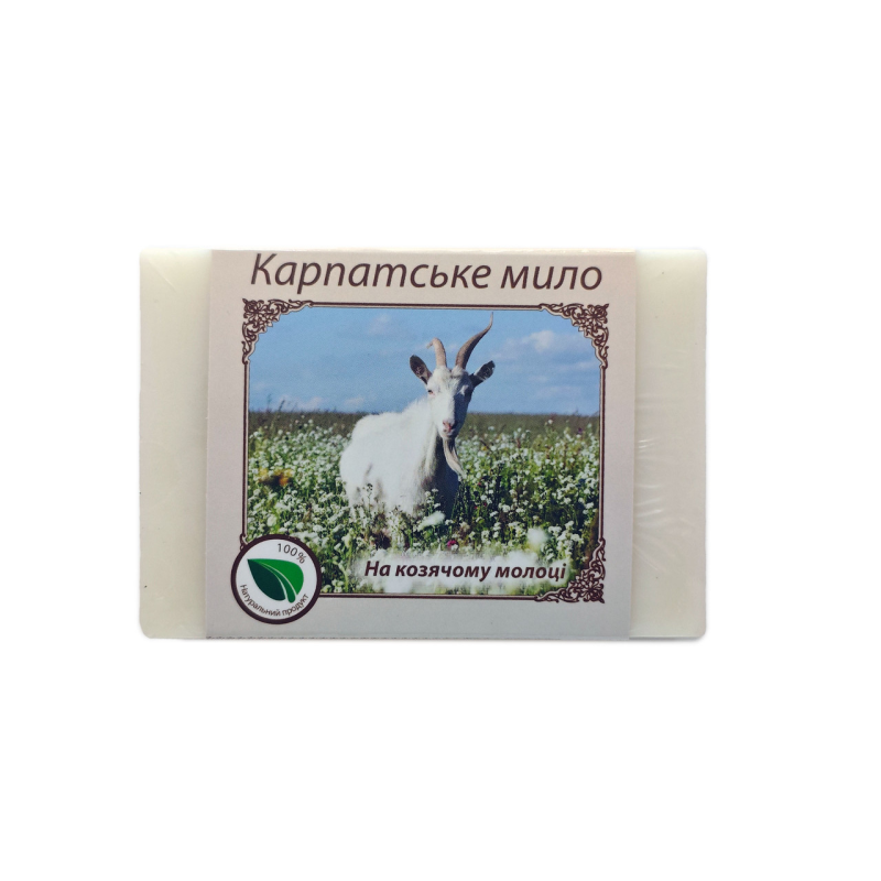 Мыло ручной работы “На козьем молоке“ 80г. “Карпатське Мило“